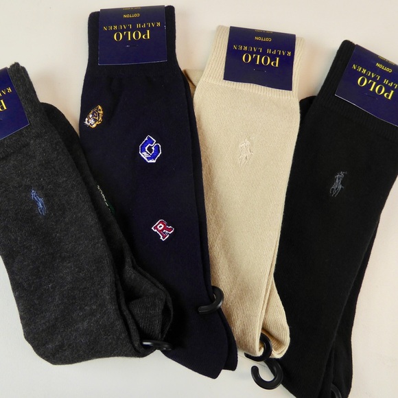 Polo Ralph Lauren Dress Socks Prs Varsity w Pony